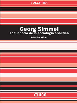 cover image of Georg Simmel